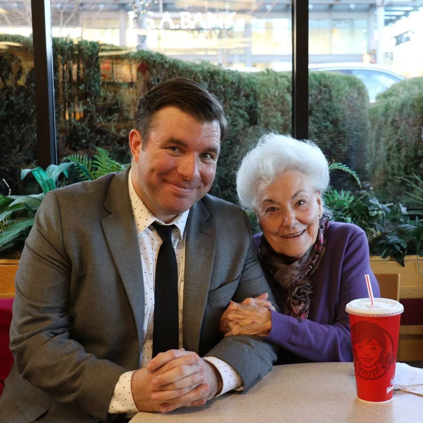 Mike Matthews and Grandma Eileen